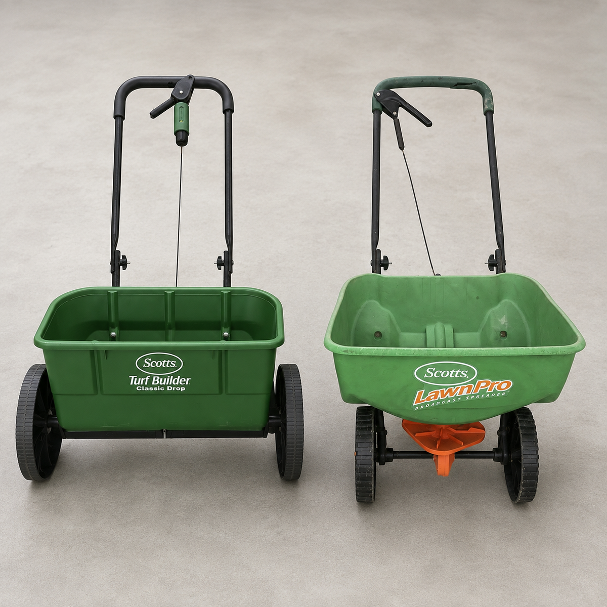 Lawn Spreader Set- Broadcast & Drop Spreaders
